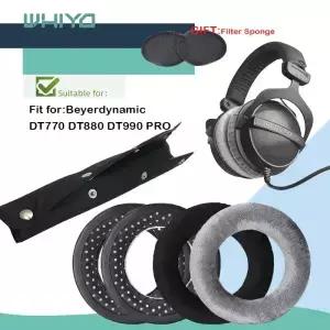 Whiyo 귀 패드 머리띠 Beyerdynamic DT770 프로 쿠션 범퍼