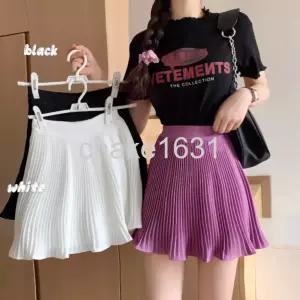  G126506_뒷밴딩 미니플리츠 스커트 골프 테니스스커트
