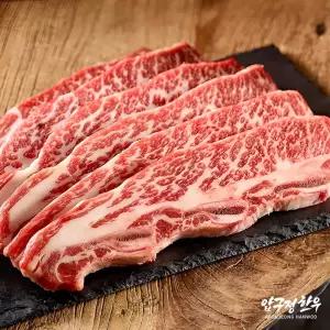 [압구정한우] 프리미엄 LA 꽃갈비 세트 3.6kg 손질 소갈비 구이용 미국산 초이스등급 소고기 설 추석 명절 선물 캠핑용 바베큐용