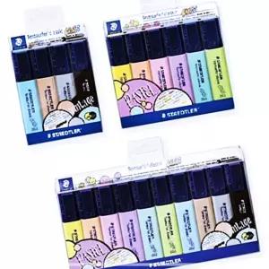 IKWAC73E4 파스텔 형광펜 364CWP6 6 STAEDTLER 싱글팁 각인 쇼핑몰 필기구 색