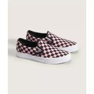 반스 VANS 클래식 슬립온 - 팝 핑크:블랙 VN000D6YPIB1