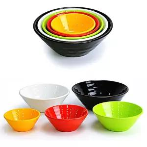 대접 5호 분식 테이블웨어 잔치국수 탕 작은면 볼 어묵 소면 12.7x5.4cm 흰색 미소 멜라민 라면 국그릇