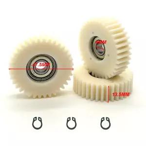 47.5x13.5mm 유성 기어 36 톱니 8mm 베어링 휠 허브 Bafang 모터 전기 자전거 부품용 나일론
