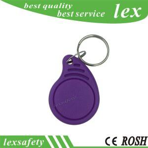 IC 13.56MHz IC M1 키팝 RFID 패시브 키 체인 ABS 키 체인 FuDan S50 스마트 키 링 태그 14443A 액세스 제어 키 카드 100