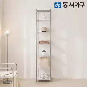 동서가구 벨로 모듈 드레스룸 시스템장 400 6단 선반행거형 DF646348
