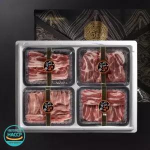 냉장 1등급 한돈 S클래스1호 2kg (오겹살+목살+항정살+가브리살 각500g)