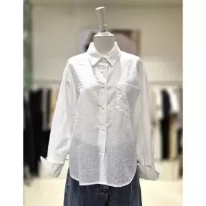 이월수량 듀엘 소매 포인트 여름 셔츠 L263MSC007 2806600