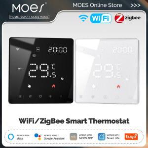 MOES 스마트 투야 지그비 와이파이 온도조절기 프로그래머블 컨트롤러 물 보일러 전기 난방 알렉사 구글 어시스턴트와 호환