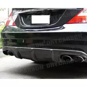 CLS 클래스 63 AMG 04-10 리어 범퍼 가드 카본 파이버 립 디퓨저 스포일러 호환