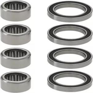 마음에 두세요 8PCS 자전거 페달 베어링 Look KEO 6701-2RS 딥 그루브 볼 18x12x4mm 및 HK0810 니들 롤러