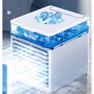 냉방기 중장비 증발기 여름 주차 무음 지게차 입식set 멀티탭 쿨링 3600mAh 타옵션 얼음안개 얼음안개팬 404형 10배 1초 냉각 큰 카라반 스탠다드 레드