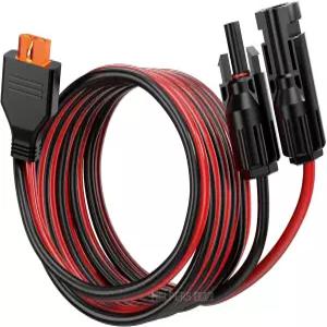XT60i to 솔라 커넥터 연장 케이블 10AWG 태양광 패널 충전 180cm/6ft RV 휴대용 파워스테이션 배터리팩