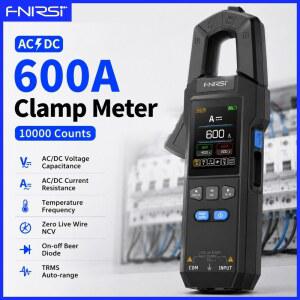 FNIRSI DMC 100 클램프 멀티미터 10000 카운트 AC/DC 측정 600A 타입 C 충전 손전등 내장 전자 수리 도구