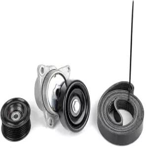 Baxzl Idler Pulley and Belt Tensioner Kit Serpentine for Nissan Rogue Select 2008 2009 2010 2011