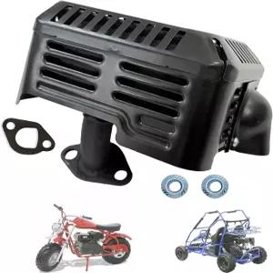 Coleman KT196 CT200U CT200U-EX용 디플렉터 포함 미니 바이크 고 카트 배기 머플러 BT200X Axis 200 Baja