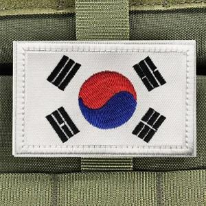 생활 태극기 와펜 태극와펜 DIY 태극마크 자수 라벨 패치 DD-12879 태극기와펜 서치A3