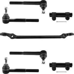 YMAUGP 7pc 스티어링 키트 내부 및 외부 타이 로드 엔드 쉐보레 C1500 교외용 슬리브 센터 드래그 링크
