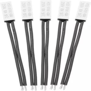 MECCANIXITY 5pcs KSD9700 온도 조절기 50°C/122°F 일반 폐쇄 스위치 열 보호기 N.C 10A 250V 전기 기기