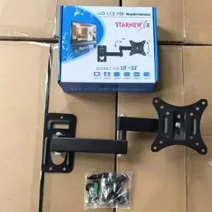 TV 모니터 마운트 LCD LED 벽걸이 브래킷 조절 가능한 화면 홀더 프레임 지지대 1032인치
