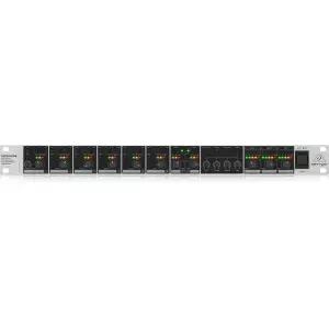 리모컨 및 링크 포트가 있는 베링거 울트라존 ZMX8210 V2 프로페셔널 8 채널 3-버스 마이크/라인 존 믹서