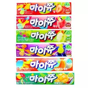 생활 마이쮸 마이쮸애플망고 딸기+멜론+포도+사과+피치+애플망고 마이쮸6종 1개씩 마이쮸세트 마이쮸딸기