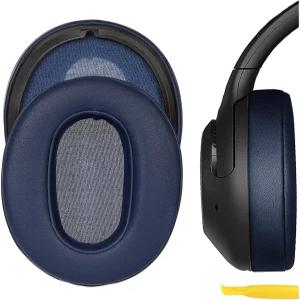 소니 WH-XB900N WH-CH710N WH-RF400 MDR-RF895RK 헤드폰과 호환되는 지크리아 교체 이어 패드 쿠션 파란색