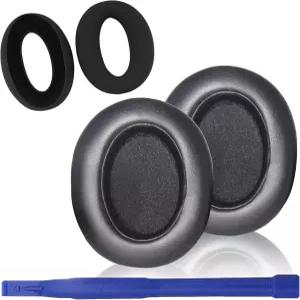 Adhiper WH-XB910N 교체 이어패드 쿠션 보호 스웨트 커버 소니 헤드폰 단백질 가죽 실리콘 이어 블랙