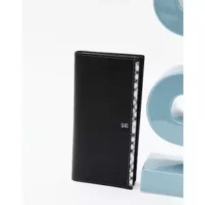 닥스 ACC WBWA5F102BK-KH 남성 반지갑 가죽 핸드백 블랙 로고장식 소가죽 장지갑WBWA5F102BK- LE1222078308