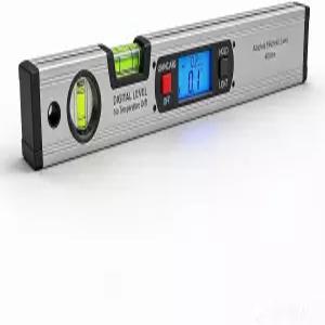 백라이트 LCD 고정밀 경사계(정확도 0.1°)를 갖춘 16.3인치 디지털 레벨 마그네틱 베이스 및 건설 목공