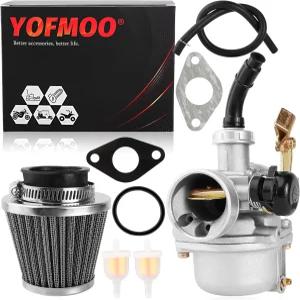 YOFMO PZ19 카뷰레터 50cc ATV 쿼드 스쿠터 고 카트 모프드 미니 초퍼 피트 더트 포켓 바이크 바하 칸디
