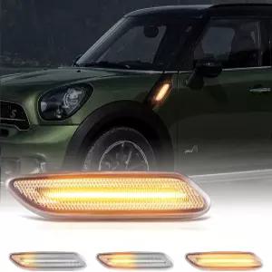 2011-2016 MINI 쿠퍼 R60 컨트리맨 R61 페이스맨을 위한 젬프로 LED 전면 펜더 사이드 마커 조명 어셈블리