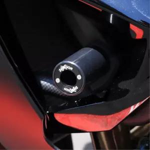 쇼군 USA 카와 닌자 ZX-6R 2024 2026 KRT PA2 노컷 블랙 프레임 슬라이더 ABS 및 비 모델에 적합 -