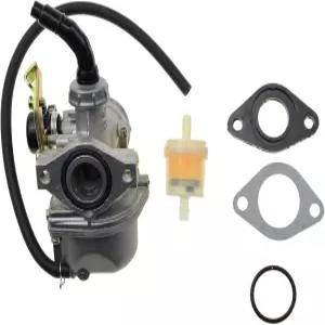 케이블 필터와 개스킷이 장착된 GOOPIT 19mm 카뷰레터 XR/CRF 4행정 50cc ATV 스쿠터 더트 바이크 포켓 고