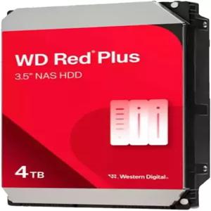 Western Digital 4TB WD Red Plus NAS 내부 하드 드라이브 HDD - 5400 RPM SATA 6Gb/s CMR 128MB 캐시
