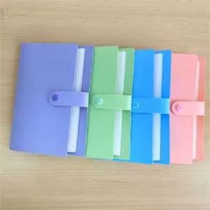 pvc 수집 앨범 영수증 보관 앨범 다이어리형 포켓형 다용도 수납 정리 문서 은행권