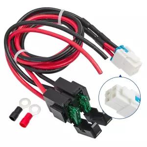 아니나 4핀 12AWG DC 전원 코드 케이블 30A 퓨즈가 장착된 1M 단파 공급 Yaesu FT-891 켄우드 TS-480