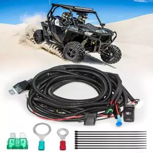 릴레이 LED 팬 로커 스위치가 장착된 벨리누스 ATV UTV 오버라이드 키트 폴라리스 RZR 레인저/캔 암 X3
