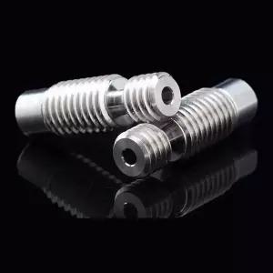 BZ 3D 2PCS V6 올 메탈 티타늄 합금 히트브레이크 볼케이노 핫엔드 히터 블록용 매끄러운 Prusa i3