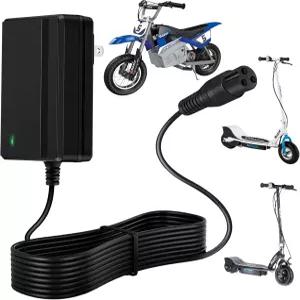면도기 전기 스쿠터용 충전기 MX350 더트 바이크 E100 E175 E200 E200S E300S E500 포켓 모드 스포츠 및