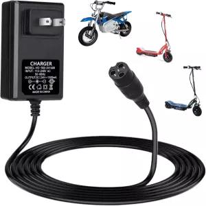 면도기용 24V 전기 스쿠터 충전기 E300 E200 E150 E125 E100 MX350 더트 바이크 포켓 모드 스포츠 쿼드