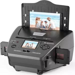 사진 및 슬라이드 스캐너 - 2.4인치 LCD 필름 네거티브 35mm 135개의 네임카드를 22MP 디지털 이미지로
