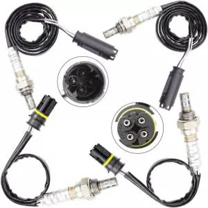 하이에르브로 4x O2 Oxygen 센서 2001-2002년 BMW 325 CI 325I 330 330I 525I 530I Z3 2.5L 3.0L