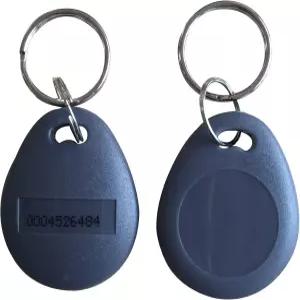 야롱테크-RFID ID 카드 키태그 125KHz 근접 토큰 키포브 체인 100팩