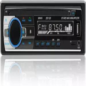 Auroky JSD-520 카 스테레오 오디오 싱글 딘 블루투스 핸즈프리 FM 라디오 수신기 USB 충전/MP3/AUX/TF CD