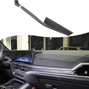 중앙 제어 계기판 스티커 BMW X5 X6 X7 G18 G05 G06 G07 2023-2025 양면 공기 배출구 커버 트림 프레임