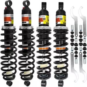 유트마틴 7043341 7043340 앞뒤 충격 스트럿 흡수기 폴라리스 RZR 800 EFI 2008-2011 2012-2013 단일 튜브