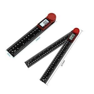 경사계 디지털 전자 체중계 목공용 LED 파인더 각도기 상자 베이스 300mm 도구