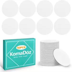 코나도스 50팩 NTAG215 NFC 태그 빈 재작성 가능 원형 코인 프로그래머블 25mm 카드 모든 지원 장치용