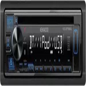 KENWOOD KDC-BT282U CD 카 스테레오 - 싱글 딘 블루투스 오디오 USB MP3 FLAC Aux in AM FM 라디오 흰색