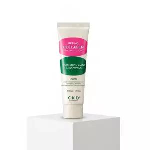 [대용량] CKD 레티노콜라겐 저분자 300 타이트닝 물광 크림팩 80ml 기획 (+브러쉬 증정)